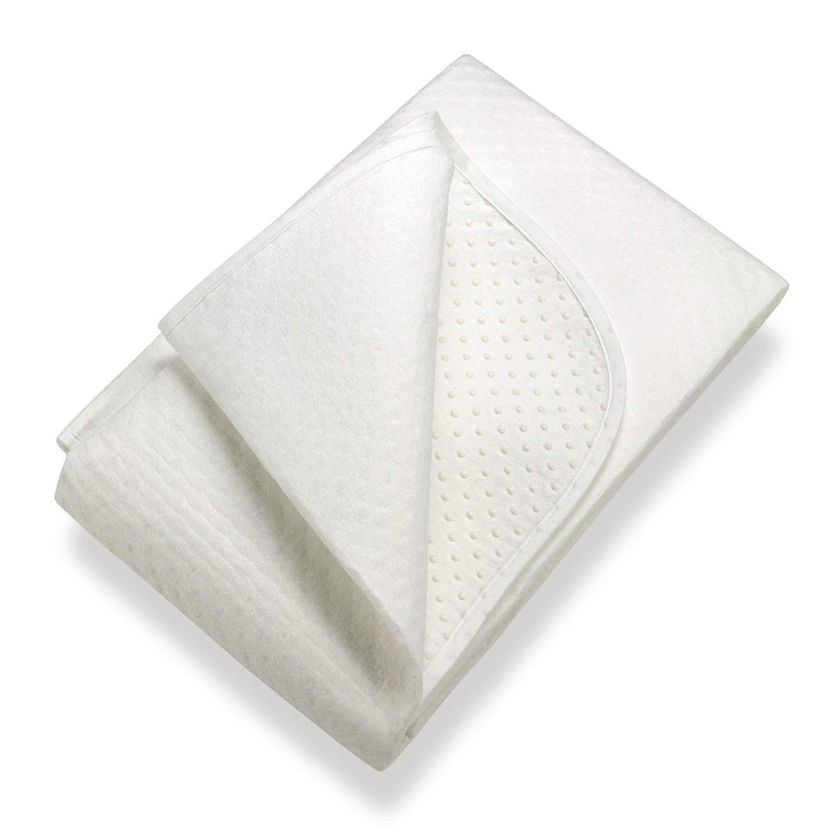 SETEX N450 Mattress Underlay with Grip Pads, Classic Design, White, Polyester, white, 100 x 200 cm