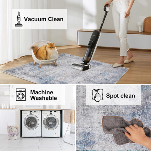 Office Chair Mat 120 x 150 cm, Floor Protector for Office Chair, Anti-Slip