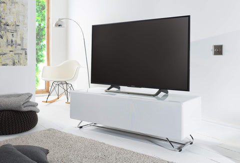 Alphason Chromium Concept TV Cabinet - Black