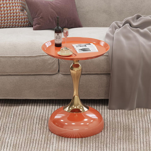 wangbochuan Stylish Hourglass Side Table - Contemporary Design for Living Rooms, Cafes, Dining Areas, Bedrooms, and Outdoor Spaces