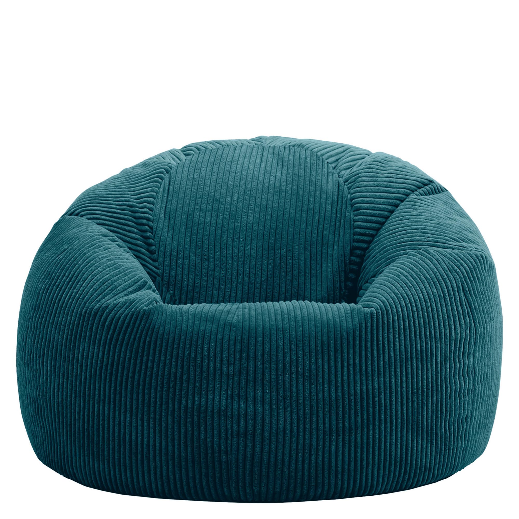 icon Kingston Cord Bean Bag with Filling Included, Set of 2, Teal