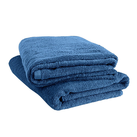 Ruggeri, Set 2 Bath Towels 70x140 cm, Cotton, Blue