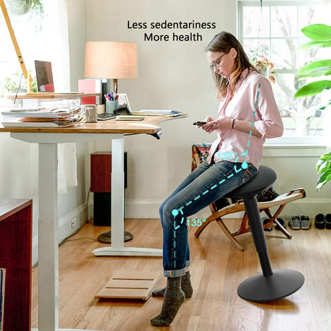 Ergooffile Ergonomic Standing Stool, Height Adjustable Perching Chair