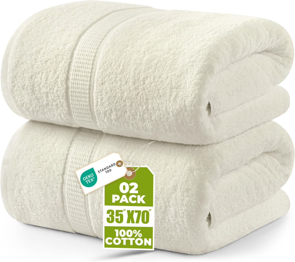 Utopia Towels - Premium Jumbo Bath Sheet (90 x 180 cm, 8 Pack) - 100% Ring Spun Cotton Highly Absorbent and Quick Dry Extra Large Bath Sheet
