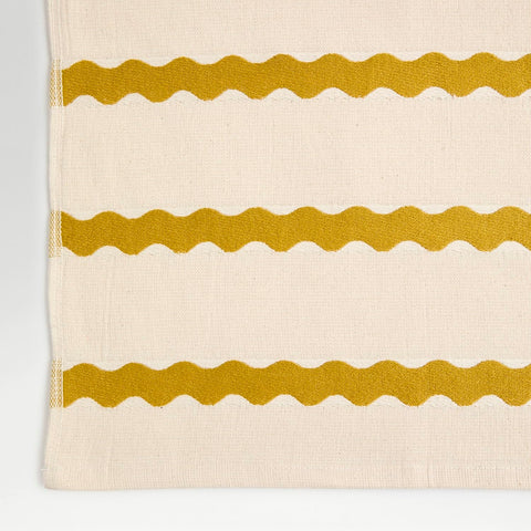 Christy Take Away Beach Towel | 160 cm x 90 cm | Large 340 GSM| Sand Free | 88% Cotton and 12% Polyester | Ochre Yellow