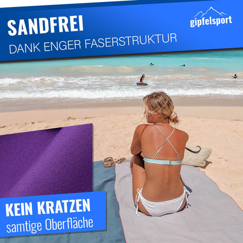 gipfelsport Microfibre Towel | 11 - Purple | M(110x50cm)
