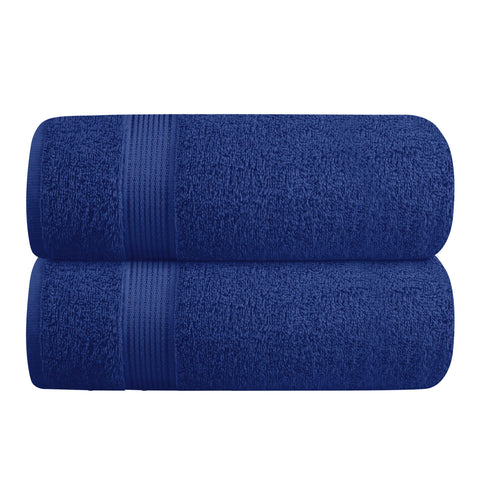 BELIZZI HOME Cotton 2 Pack Oversized Bath Towel Set 28x55 inches, Large Bath Towels, Ultra Absorbant Compact Quickdry & Lightweight Towel
