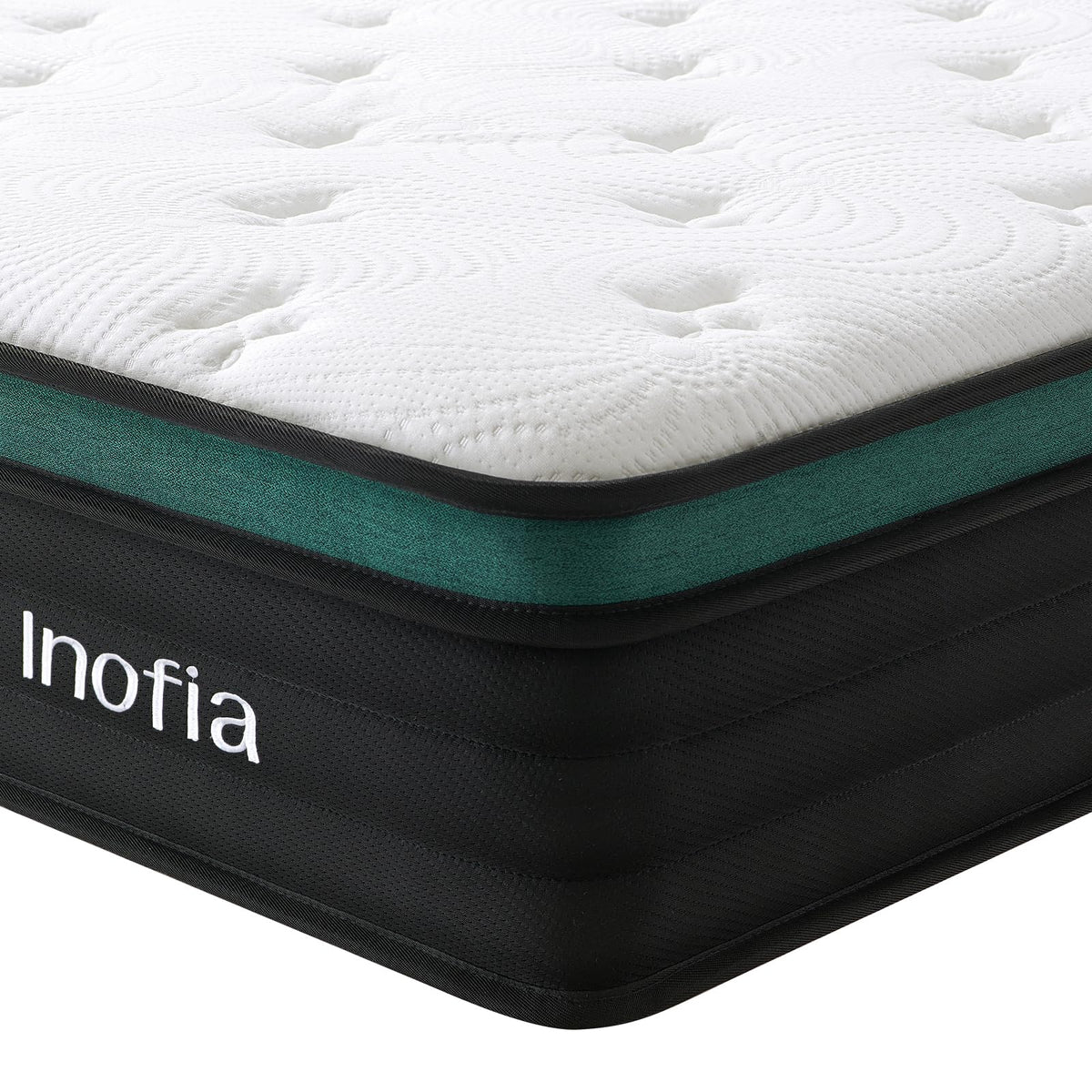 Inofia Small Double Mattresses 4FT, 10.6 Inch Hybrid Mattress with Zoned Pocket Spring