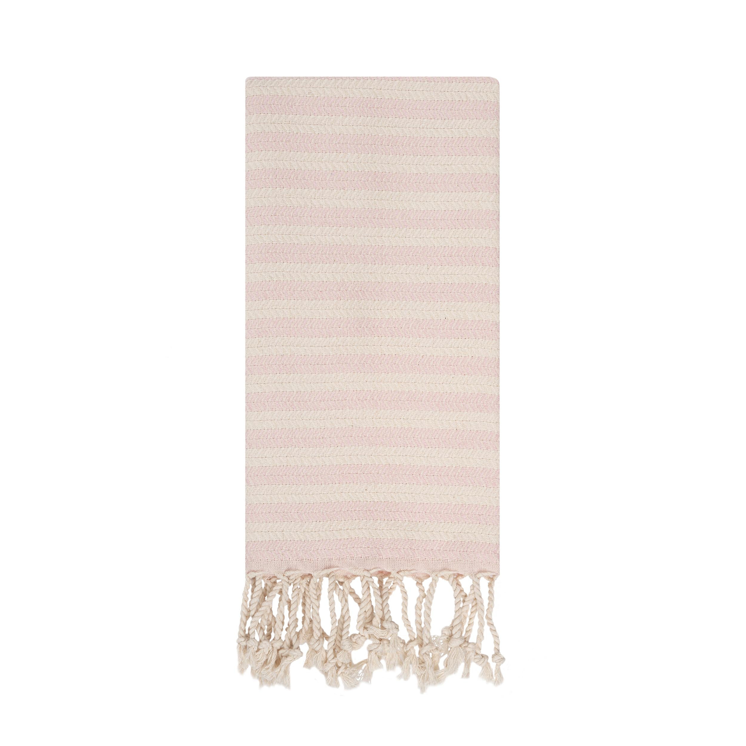 Blue Beach Turkish Towel Striped - 90 x180cm Large Turkish Hammam Peshtemal Towel - Super Absorbent, Quick Dry, Lightweight