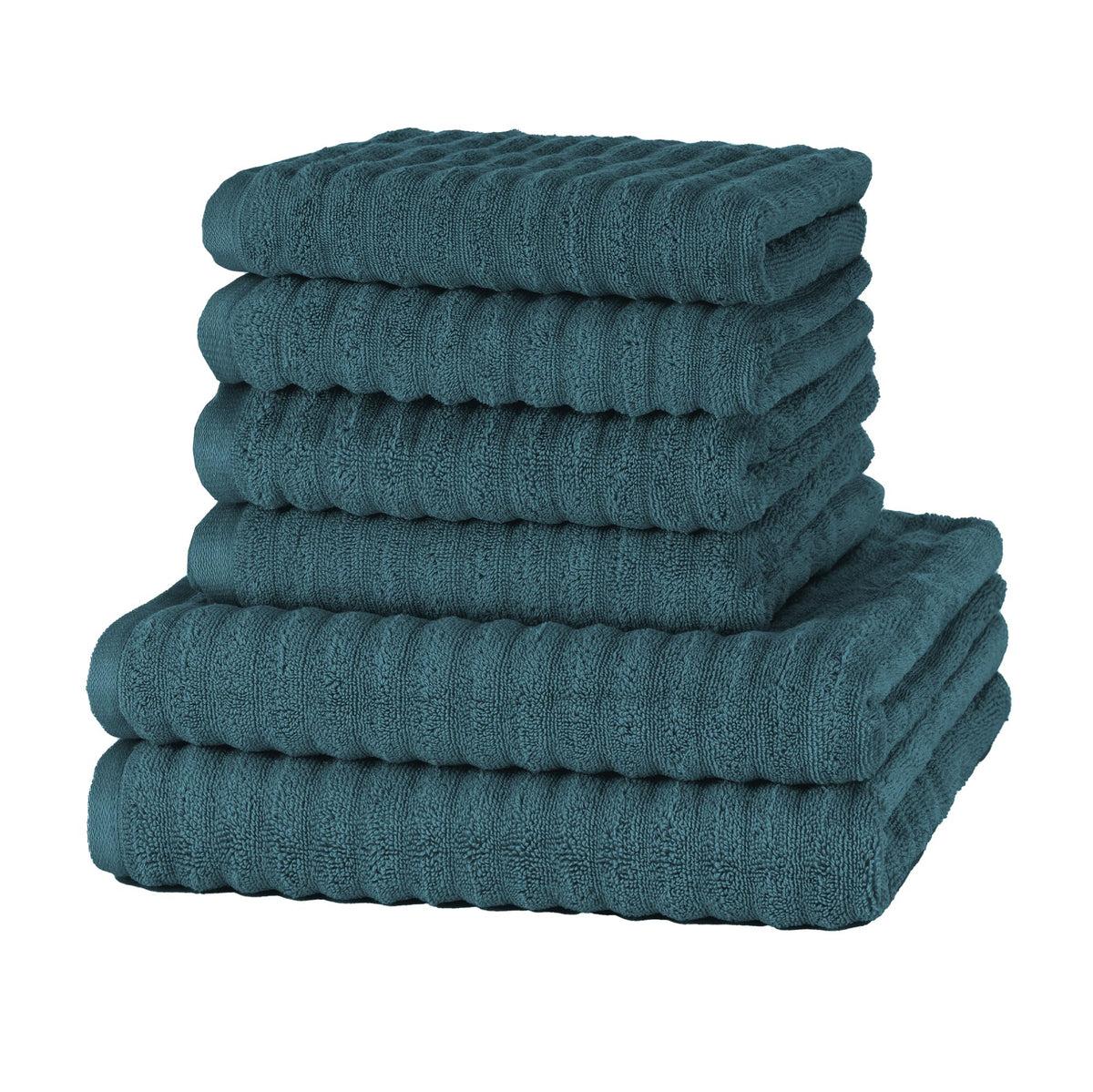 Merana OSLO towel set | quick-drying, soft & lint-free | terry luxury quality | 100% cotton terrycloth | OEKO-TEX | 590 GSM | gift set | Petrol Green