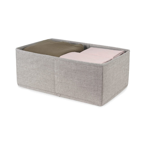 Compactor Oxford Drawer Organizer M, 42X26X16.5 cm, Grey, Oxford Fabric + Cardboard