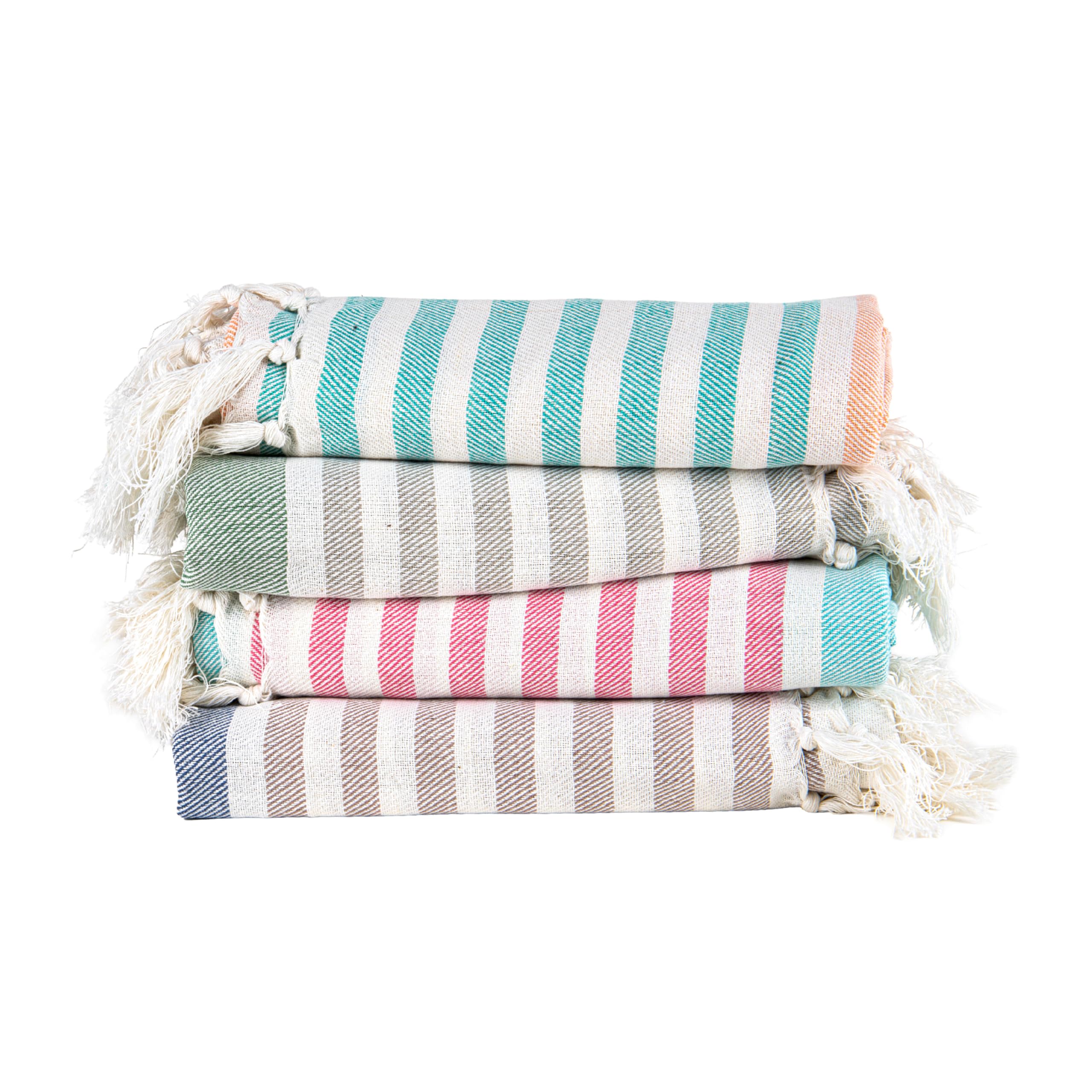 Ruggeri Fouta Beach Towel 100% Cotton, 170x170 cm, Blue