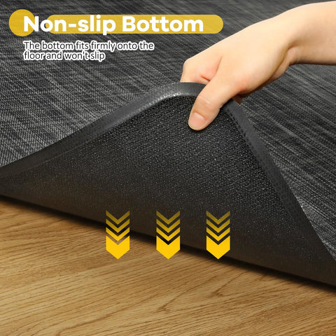 BesWin Office Chair Mat for Hardwood Floors, 90x120cm Non-Slip Hard Floor Protector Mat for Office Chair