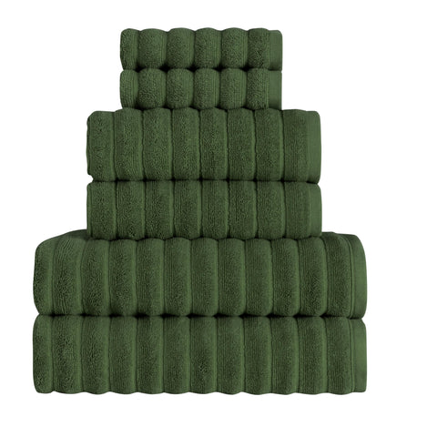 Tedeman Cloud Collection 6-Piece Towel Set - Turkish Towels, 550 GSM Plush, Highly Absorbent, Hotel & Spa Quality