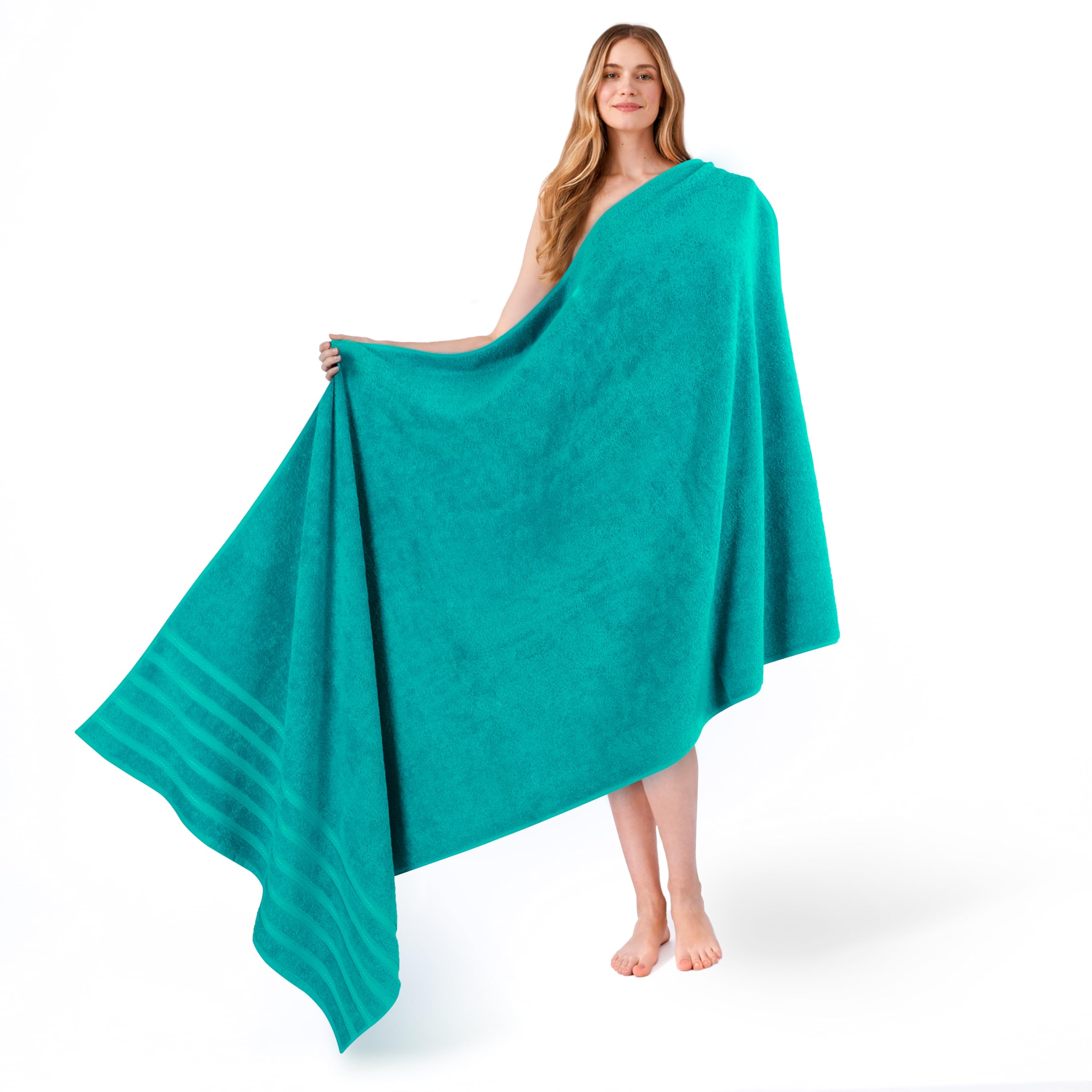 American Soft Linen, Bath Sheet 35 in 70 in, 100% Turkish Cotton, Jumbo Large Bath Towel Sheet, Premium Quality Luxury Towels for Bathroom
