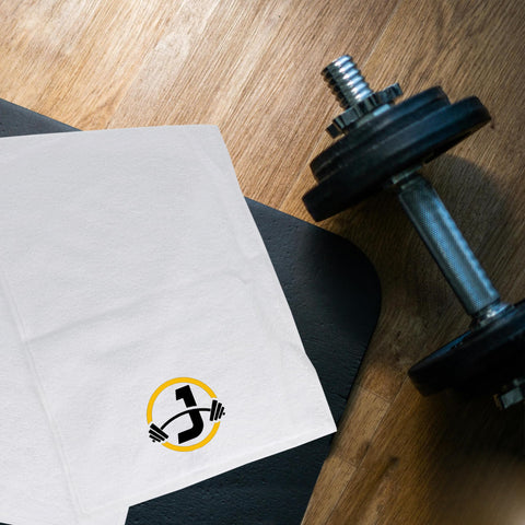 Always Looking Good Gym Towel with Monogrammed Embroidery Initial Gift for Men & Women, Training Accessory Gift