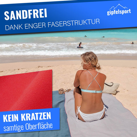 gipfelsport Microfibre Towel | 12 - Red | M(110x50cm)