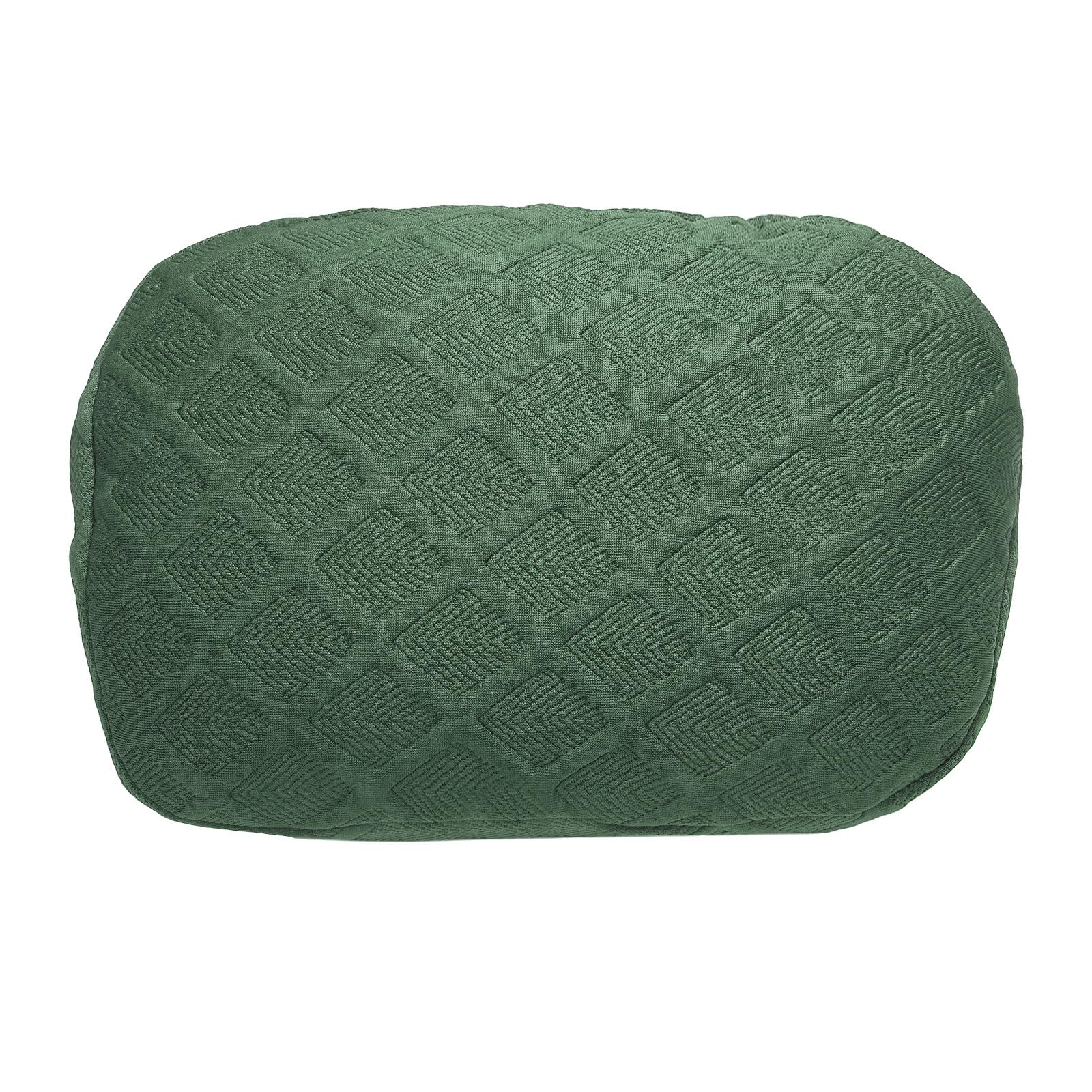 sourcing map Office Chair Pillow Cover, Office Chair Headrest Attachment Mesh Removable Headrest Protector for Home Desk Computer Chairs, Bean Green