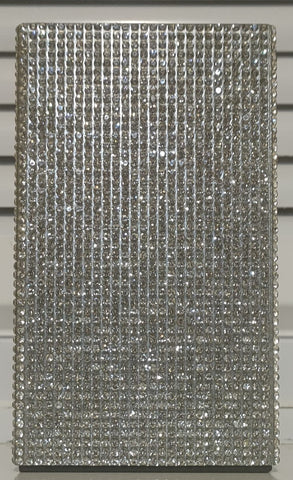 EagleWiz Sparkle Diamante Silver Bling Bathroom Tumbler, Bathroom Toothbrush Holder