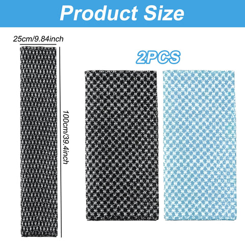2Pcs Japanese Exfoliating Towel, Extra Long Exfoliating Shower Towel