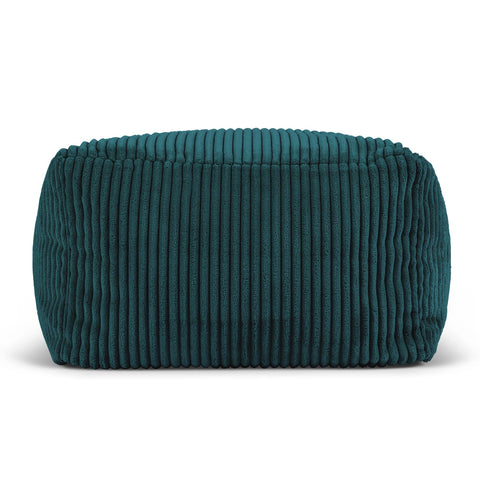 icon Amara Small Cord Bean Bag Footstool with Filling Included, Teal
