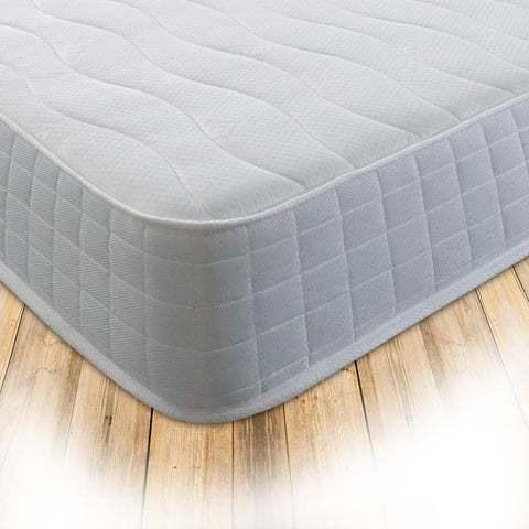 Starlight Beds Quilted Box Hybrid Sprung Small Double Mattress with Memory Foam Layer, Medium-Soft, 4ft x 6ft3 (120x190x20cm)
