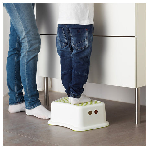 Addis Kids Bathroom Booster Step Stool, navy teal