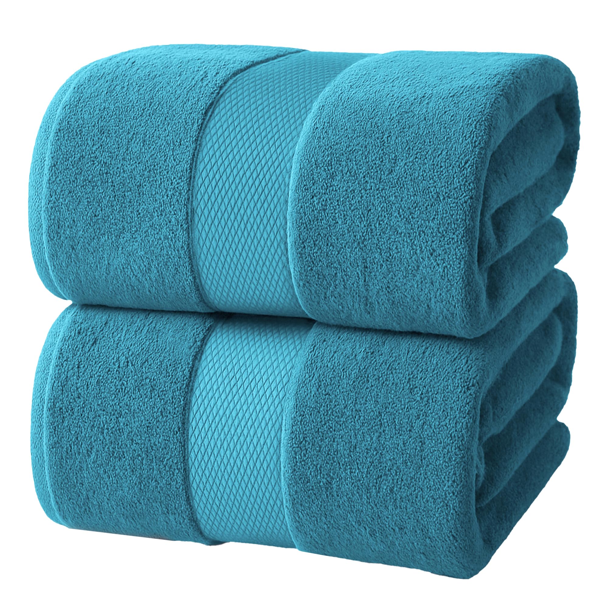 Infinitee Xclusives Bath Sheets Extra Large - 2 Pack, 600 GSM - 90 x 180 cm