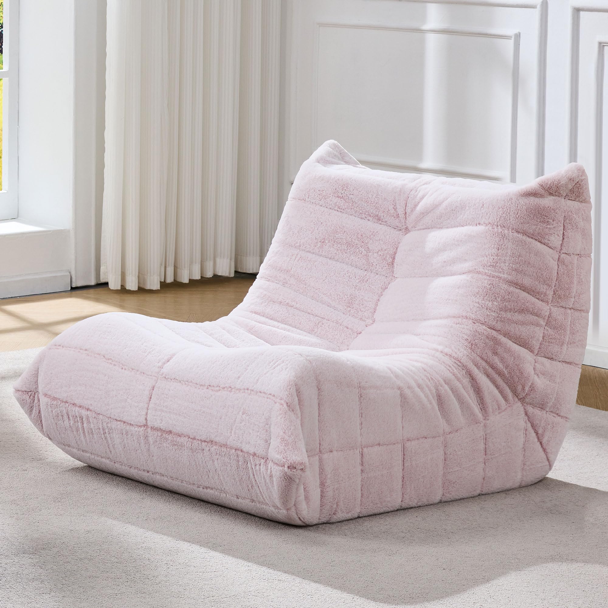 Hobestluk Big Bean Bag Chairs for Adults Fireside BeanBag Couch Togo Sofa