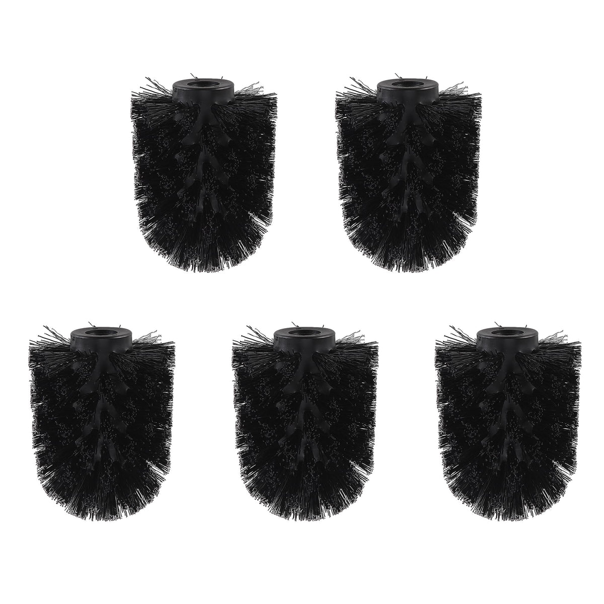 PP Bristles Toilet Brush Heads (Pack of 5) for BGL Toilet Brushes - Durable, Efficient, Standard Size 6.8x9cm Replacement Heads for Cleaning