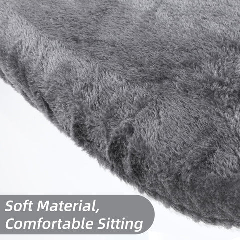 1 PCS Toilet Seat Lid Cover Microfiber Soft Velvet Toilet Cover Durable Adjustable Stretch Fuzzy Seat Covers with Elastic Bottom Absorbent Machine