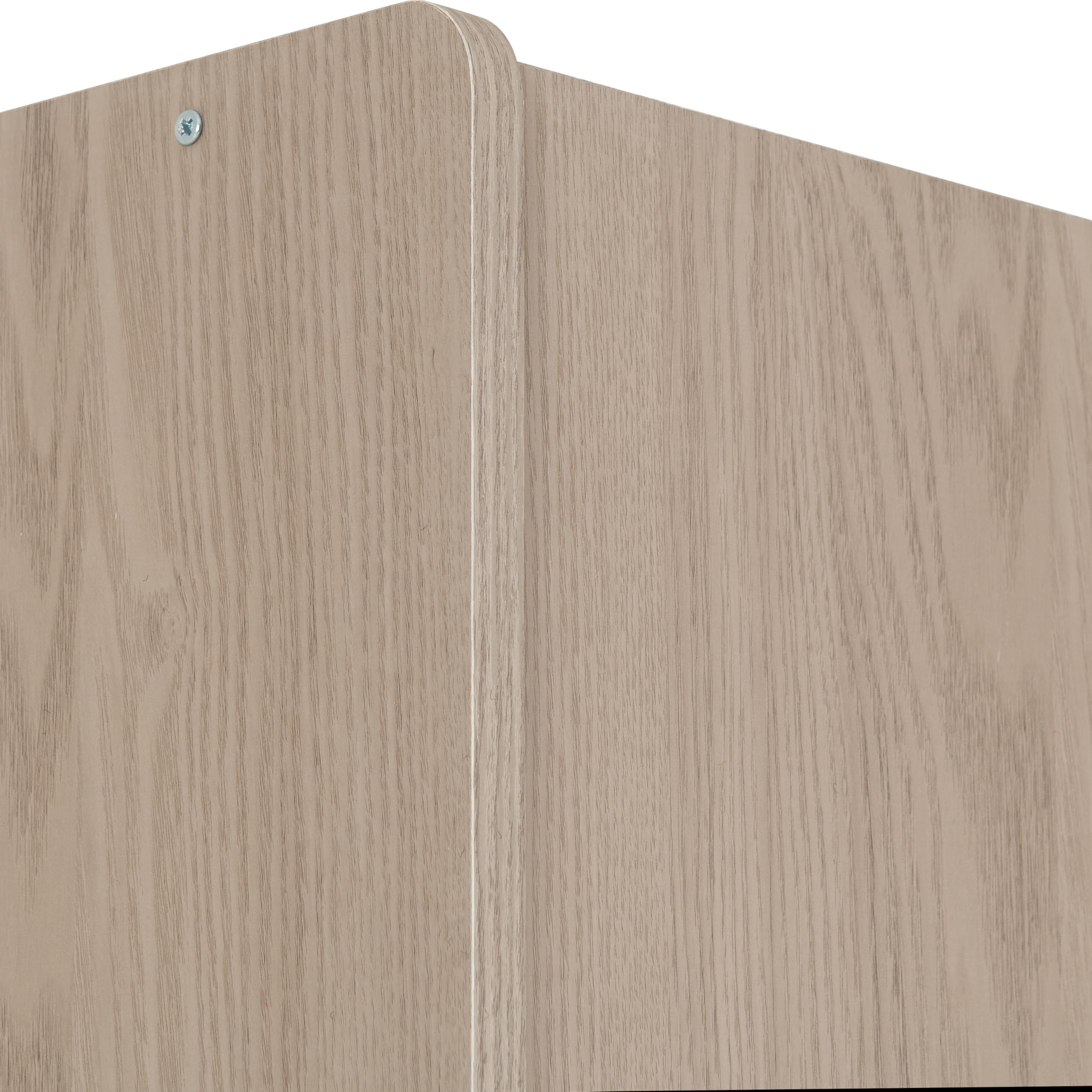 Seconique Paris 2 Door Mirrored Wardrobe in Smoked Ash Effect