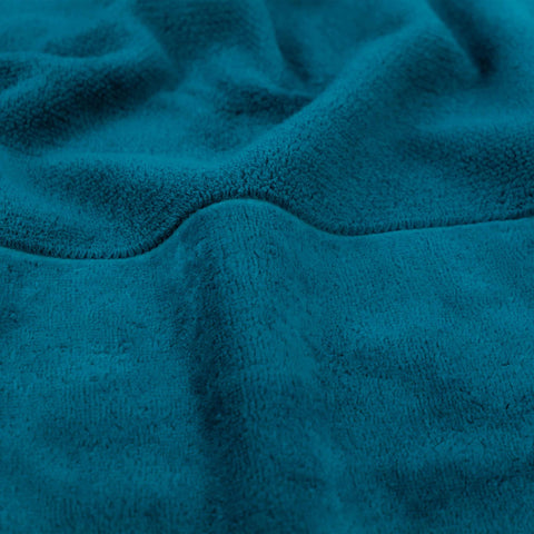 Möve Bamboo Luxe bath towel 80 x 150 cm made of 60% cotton / 40% viscose from bamboo cellulose, deep lake