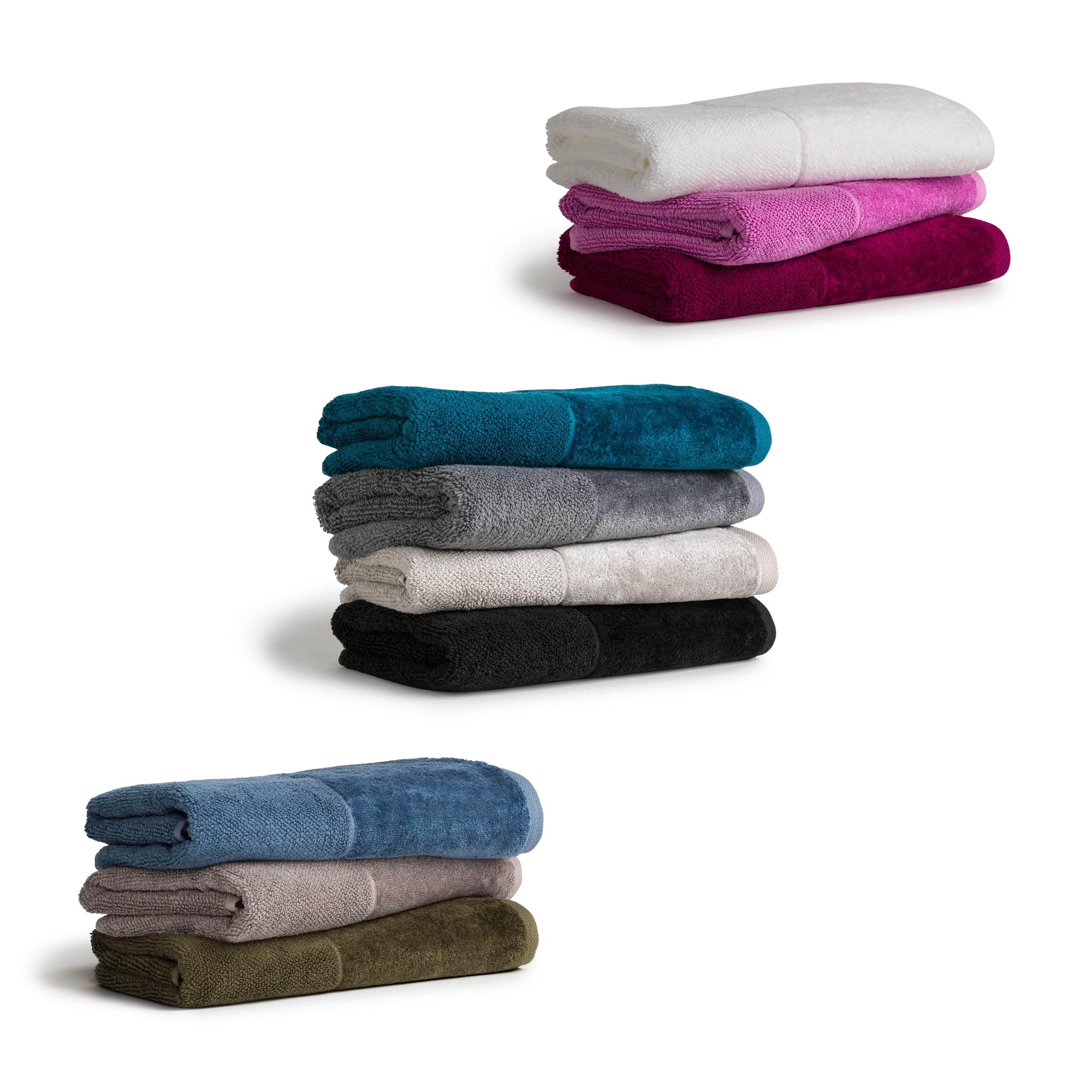 Möve Bamboo Luxe bath towel 80 x 150 cm made of 60% cotton / 40% viscose from bamboo cellulose, deep lake