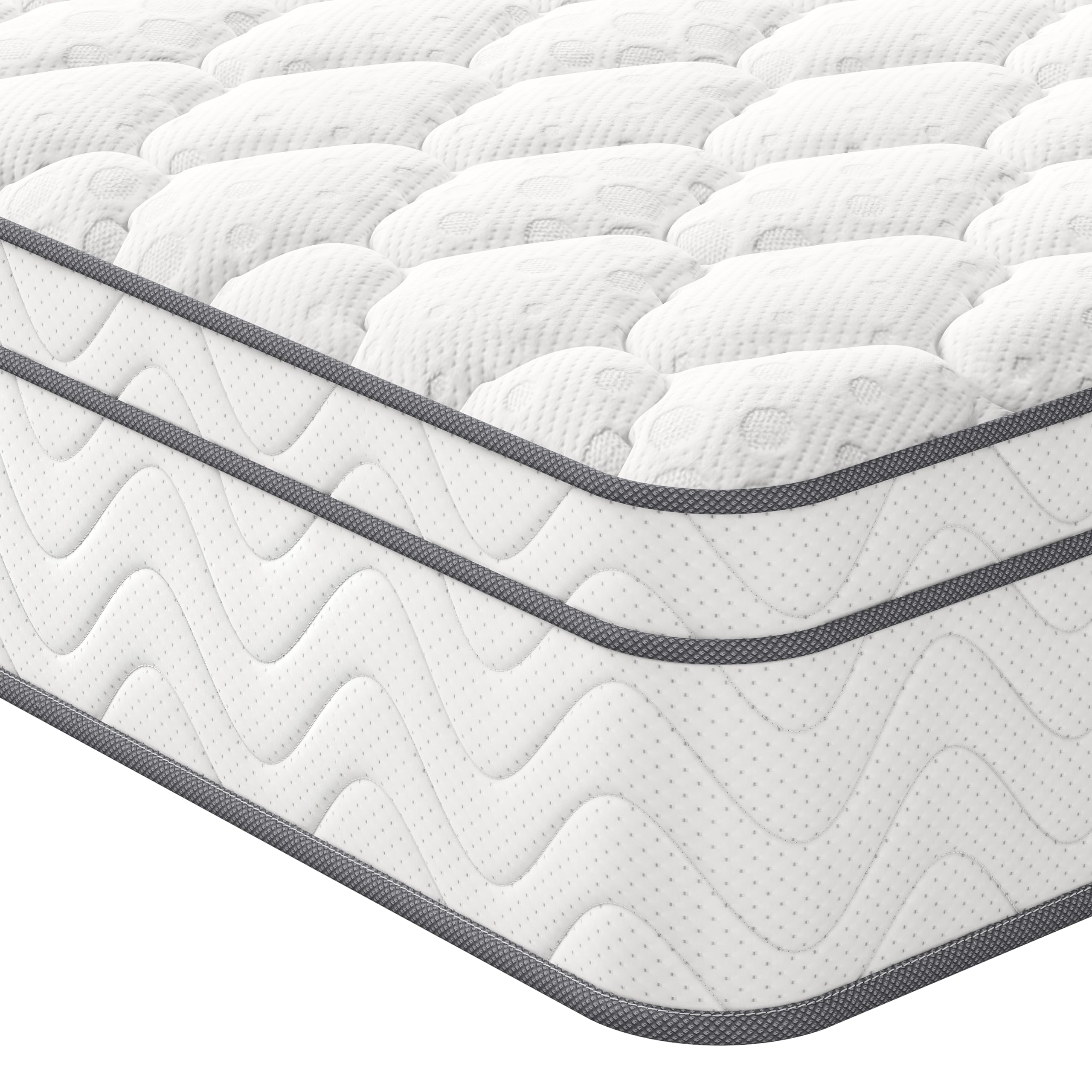 Vesgantti Single Mattress Hybrid Mattress Medium Firm 90x190x26cm