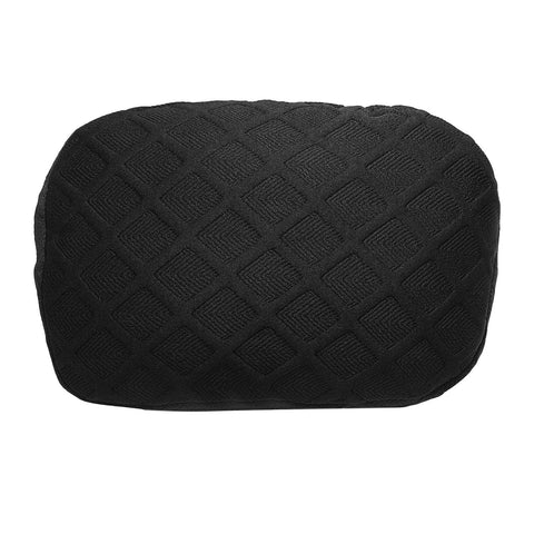 sourcing map Office Chair Pillow Cover, Office Chair Headrest Attachment Mesh Removable Headrest Protector for Home Desk Computer Chairs, Black