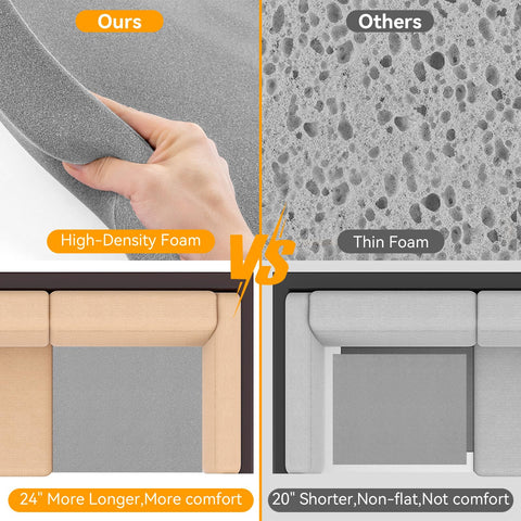 OFKAIS 60 x 50cm Sofa Support for Sagging Cushions,Sofa Cushion Support-2PC