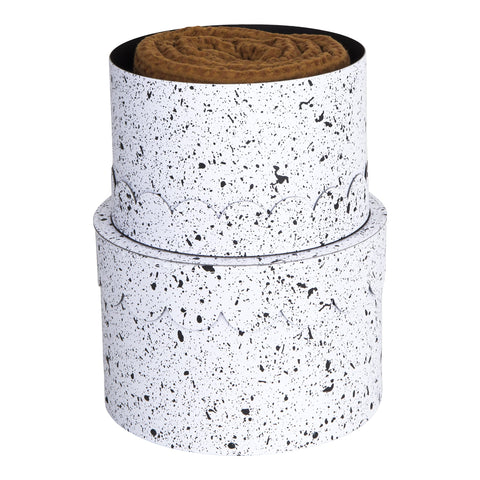 Bigso Box of Sweden WILMA Set of 2 Round Storage Boxes with Lids - Organiser Box with Lid for Clothes, Toys etc.