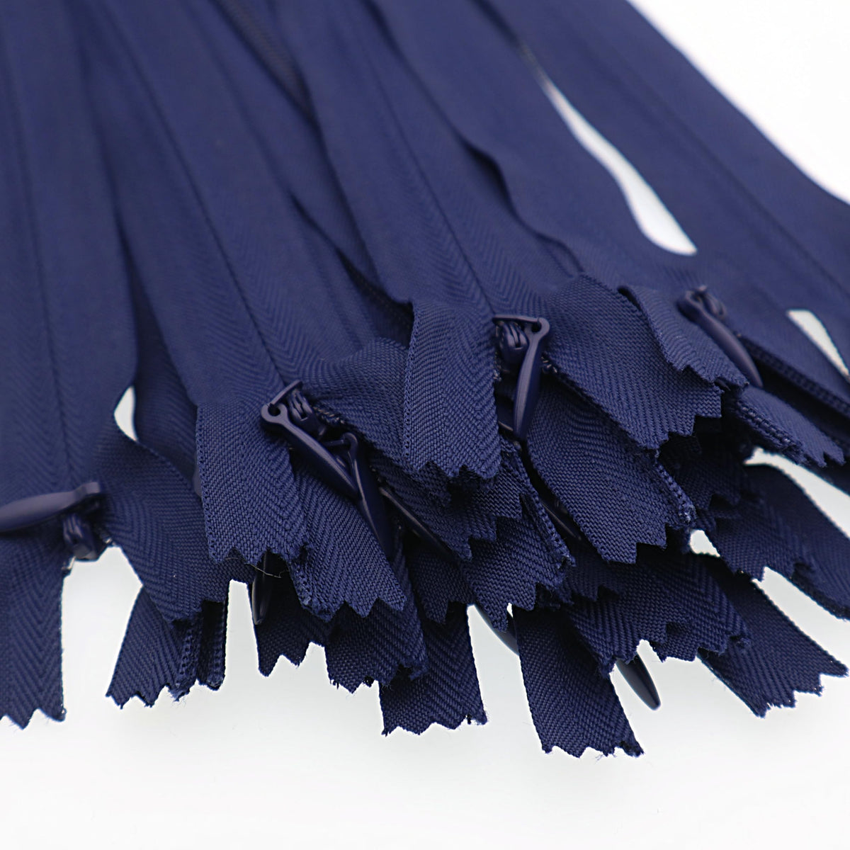 12 Inch Invisible Zips, Close End Nylon Hidden Zip for Handmade Garment, Bags, Home Textile, Tailor (30PCS, Navy Blue) YIGUANXIN