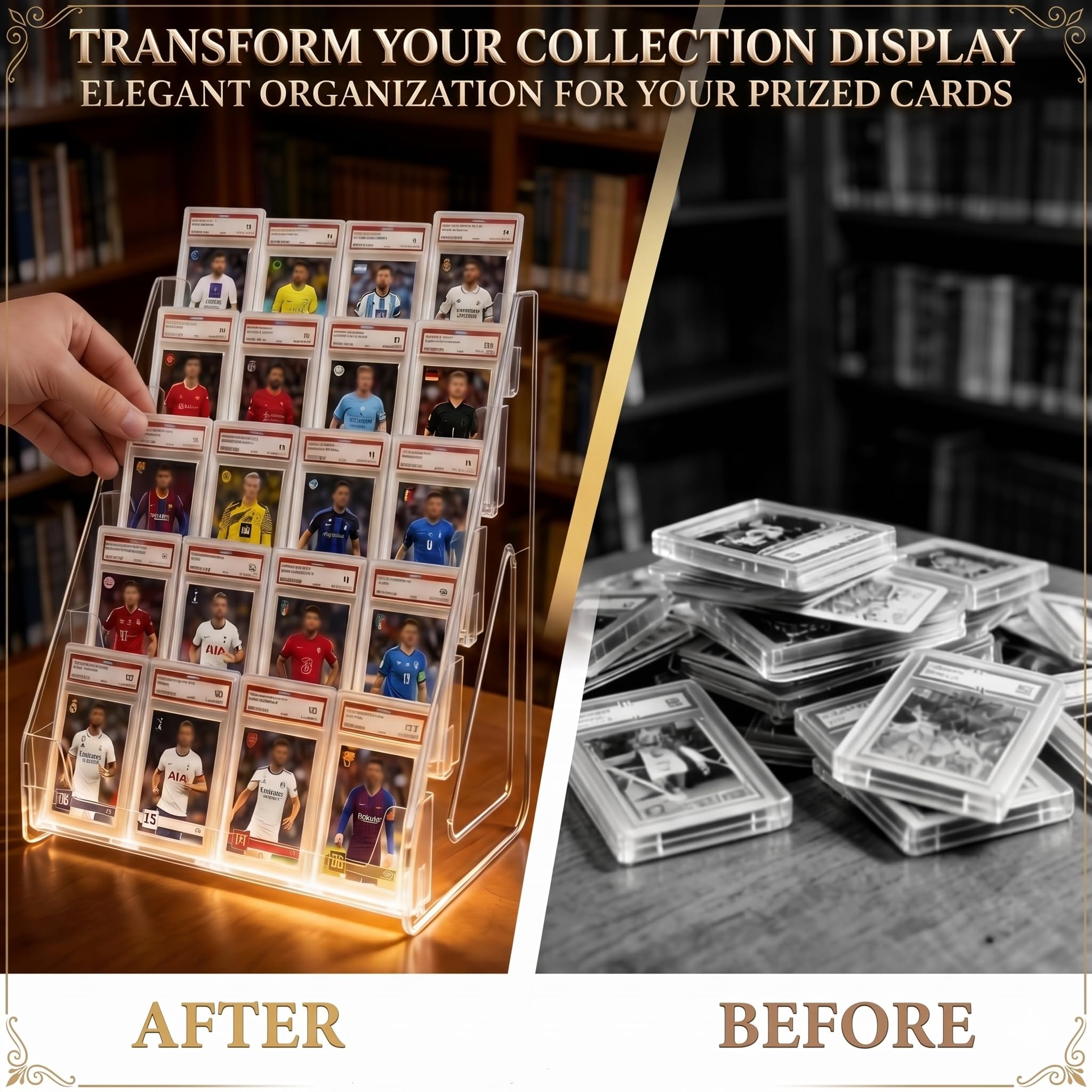 Froxique Trading Card Display Stand