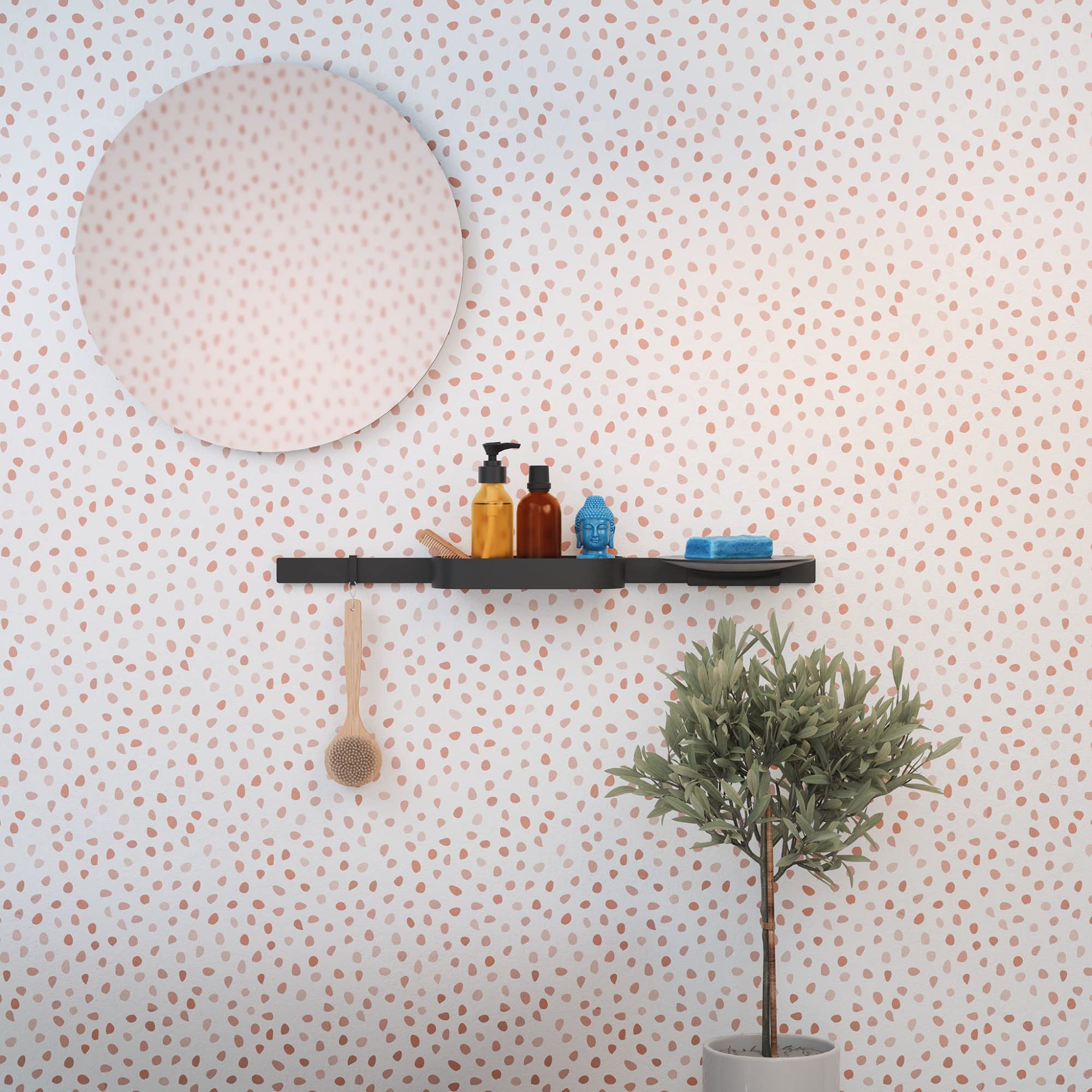 Hansgrohe WallStoris Shelf, Bathroom Accessory, Matt Black, 27915670