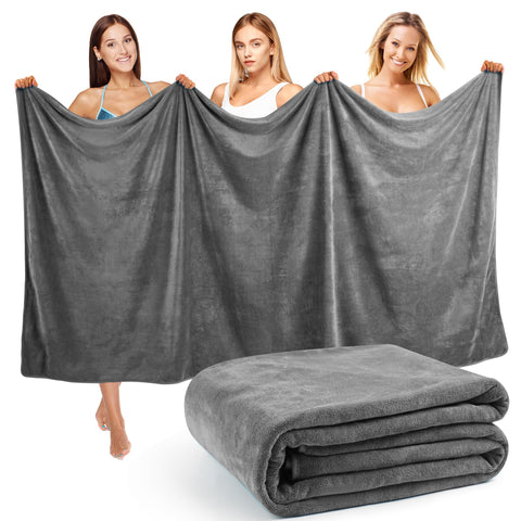 Extra Large Bath Sheets & Towels for Adults - 100x200cm