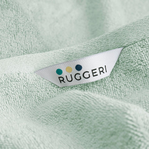 Ruggeri 4 Piece Guest Towel Set, 40x50 cm, Soft Cotton, Sage