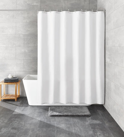 Kleine Wolke "Kito Shower Curtain, Snow White, 120 x 200 cm