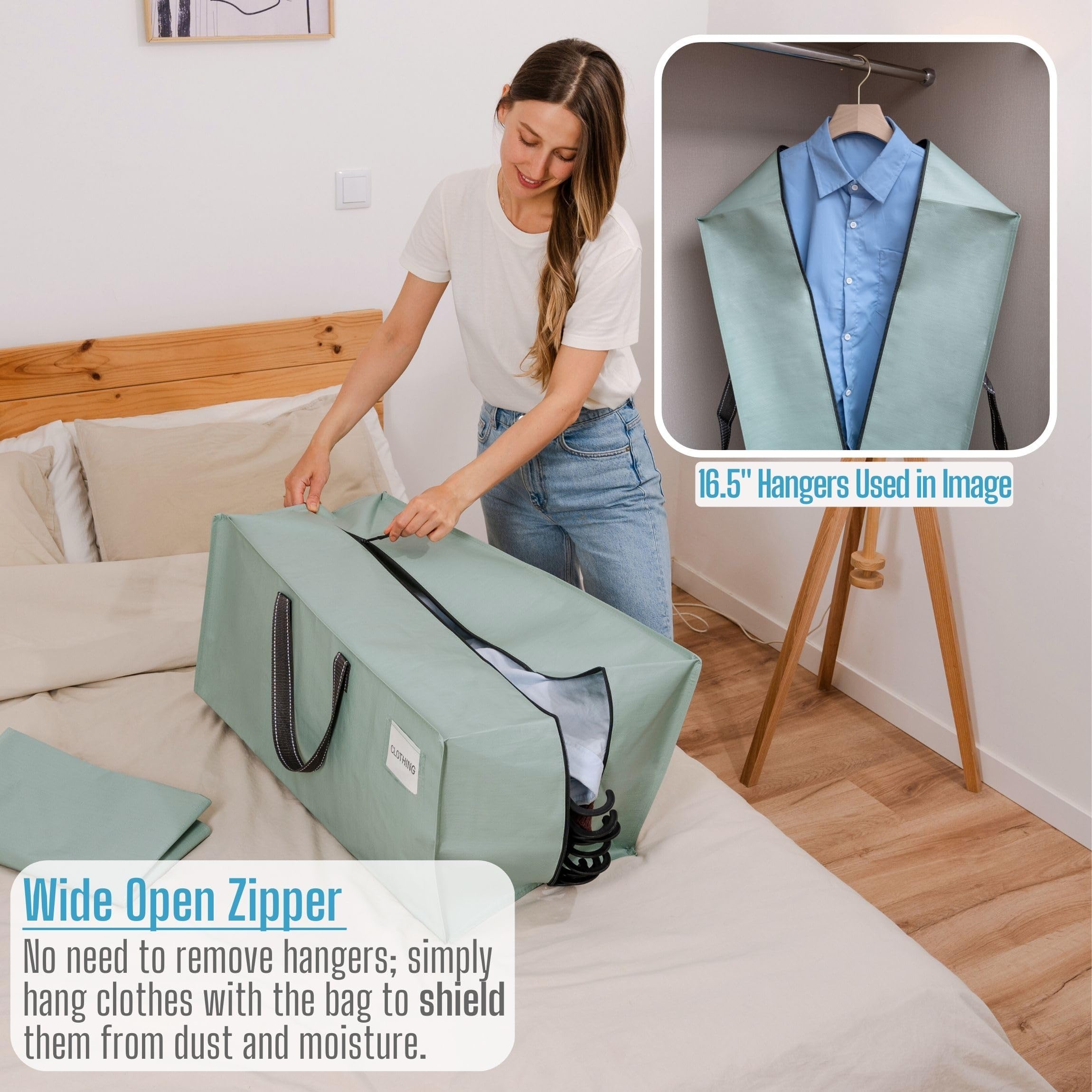VENO 10 Pack Heavy-Duty Extra Large Moving Bags W/Backpack Straps, Moving House Essentials, Clothes Storage, Packing, Laundry Bags