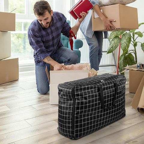 1 Pcs 105L Large Storage Bags For Bedding,Waterproof Moving Storage Bags