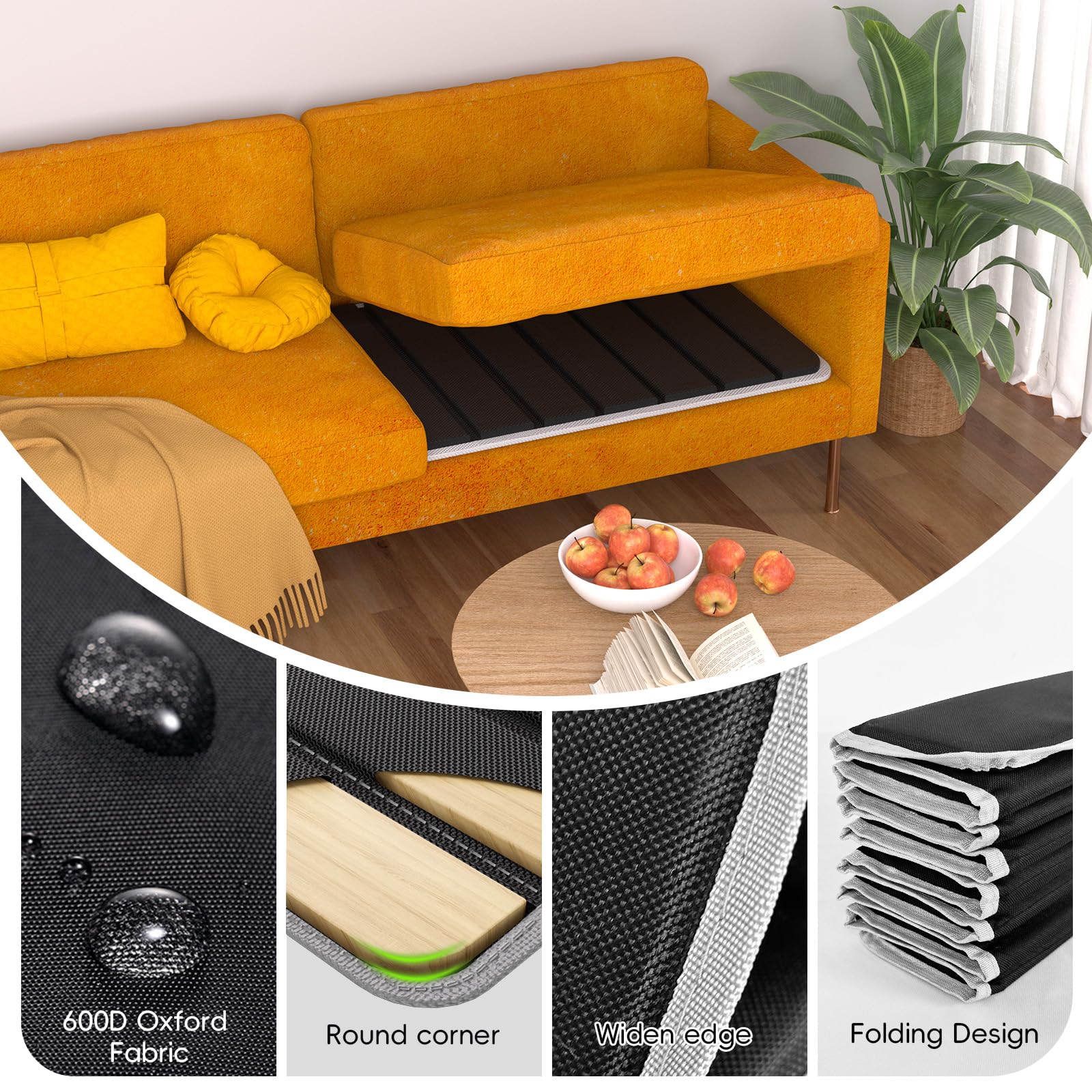 VERONLY Wooden Sofa Support Boards for Sagging Seat - (60x170CM) Couch Cushion Support for 3 Seater