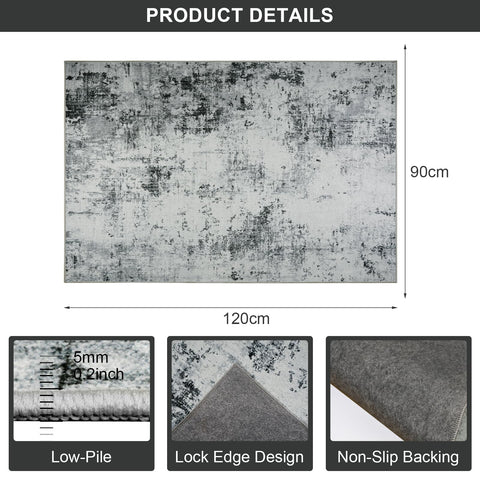 Homcomodar Office Chair Mats for Hardwood Floor 90x120cm Computer Chair Mat for Home and Office Floor Mat for Office Chair Non Slip Rubber Mats