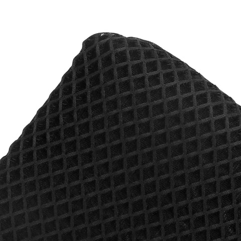 MAKTSAM 2 PCS 43 x 36cm Gel Seat Cushion, Soft Sitting Honeycomb Cushion with Non Slip Cloth Cover for Office, Home, Car, Wheelchair, Black
