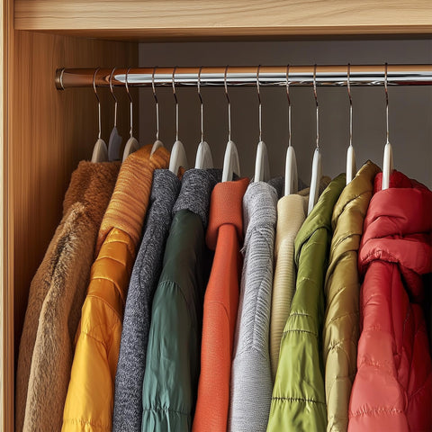 51-80cm Heavy-Duty Extendable Wardrobe Rail: Sturdy Hanging Rod for Closet